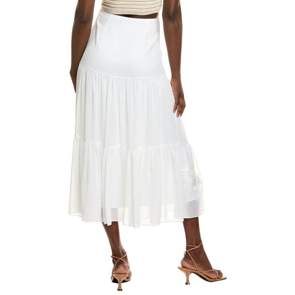 Kobi Halperin Womens  Harper Skirt, White - Picture 2 of 3